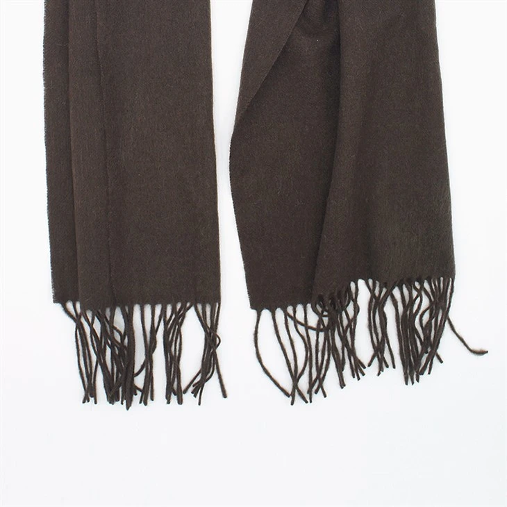 Dark Brown Elite Wool Scarf Dark Brown Elite Wool Scarf
